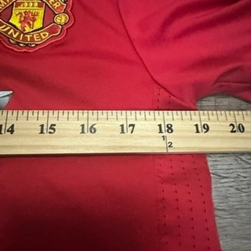Adidas Manchester United 2017-18 Home Jersey Red Mens‎ Medium Climacool Soccer